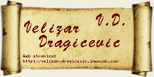 Velizar Dragičević vizit kartica